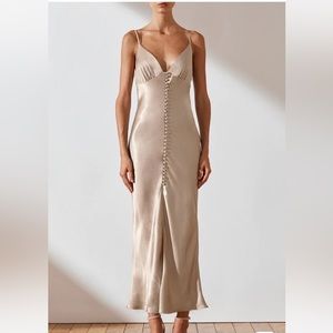 NWT Shona Joy La Lune Bias Slip Dress size 4